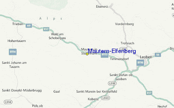 Mautern/Elfenberg Location Map