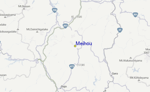 Meihou Location Map
