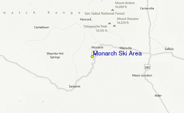 Monarch Ski Area Ski Resort Guide, Location Map & Monarch Ski Area ski 