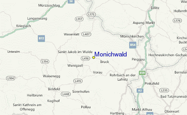 Mönichwald Location Map