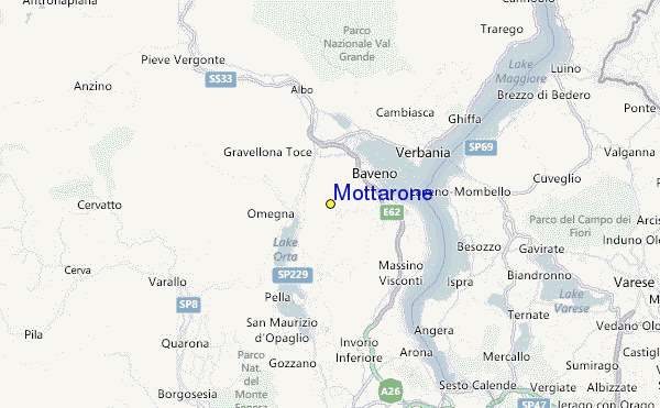 Mottarone Location Map