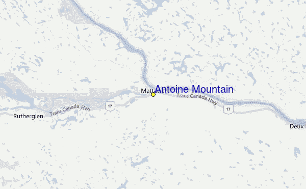 Mount Antoine Location Map