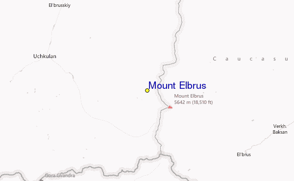 Mount Elbrus Location Map