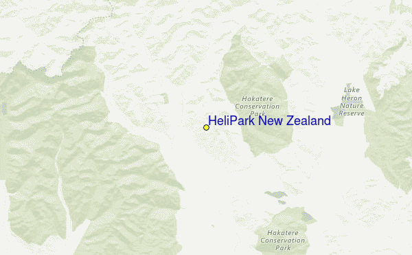 Google Maps New Zealand. HeliPark New Zealand Location