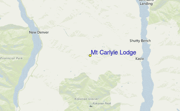Mt Carlyle Lodge Location Map