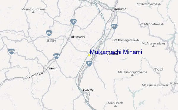 Muikamachi Minami Location Map