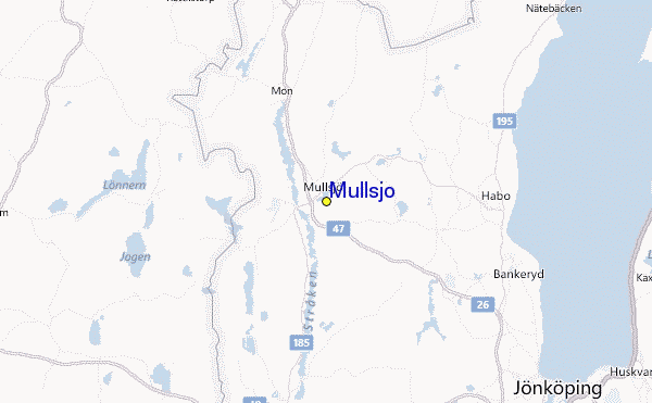Mullsjö Location Map