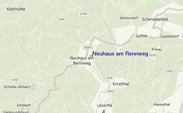 Neuhaus am Rennweg Ski Resort Guide, Location Map & Neuhaus am Rennweg