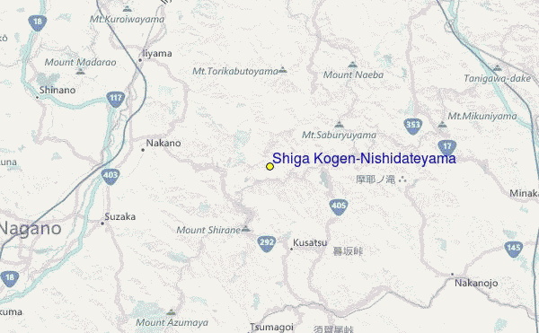 Nishidateyama Location Map