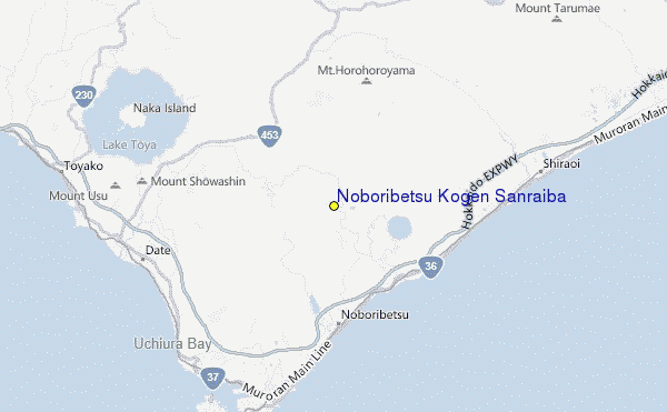 Noboribetsu Kogen Sanraiba Location Map