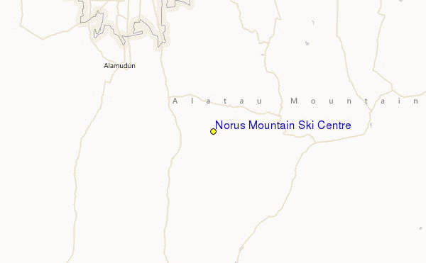 Norus Mountain Ski Centre Location Map