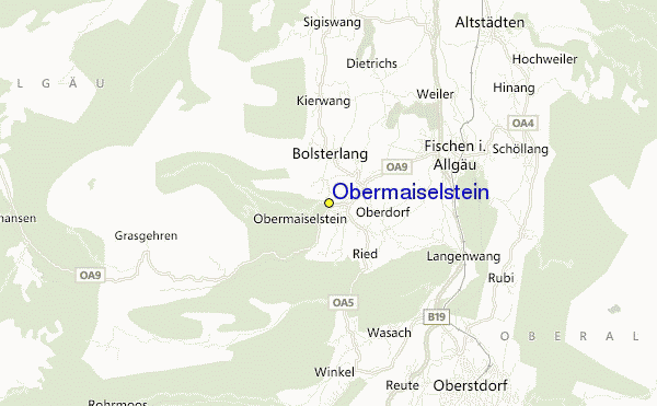 Obermaiselstein Ski Resort Guide, Location Map & Obermaiselstein ski