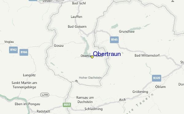 Obertraun Location Map