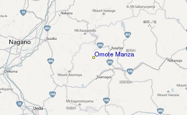 Omote Manza Location Map