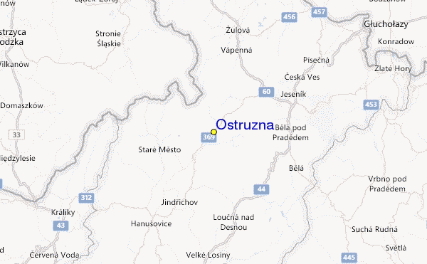 Ostružná Location Map