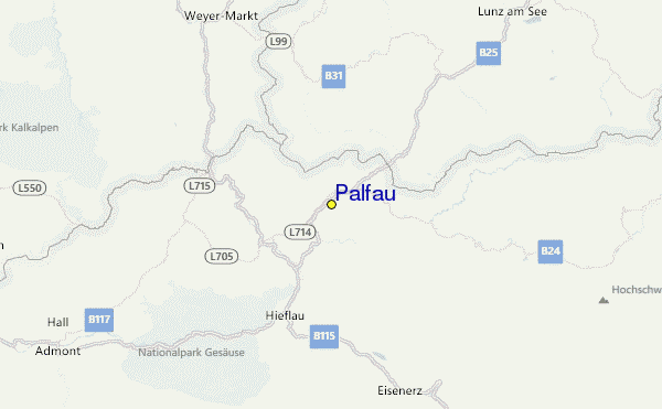 Palfau Location Map