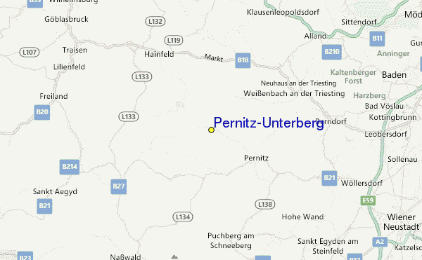 Pernitz/Unterberg Location Map
