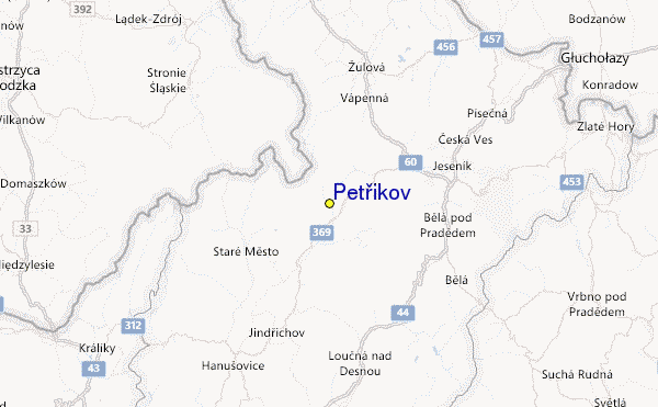 Petříkov Location Map