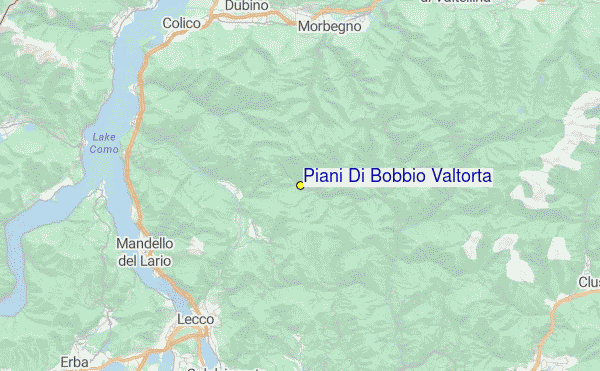 Piani Di Bobbio Valtorta Location Map