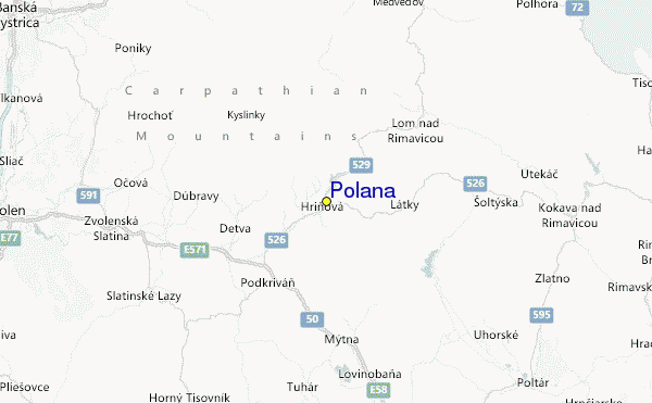 Polana Location Map