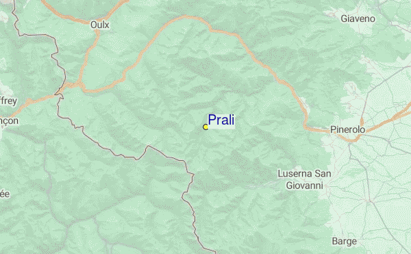 Prali Location Map