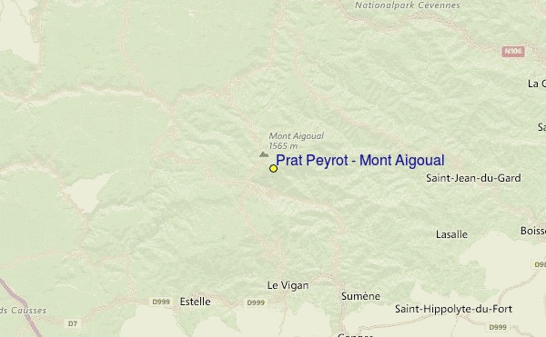 Prat Peyrot Location Map