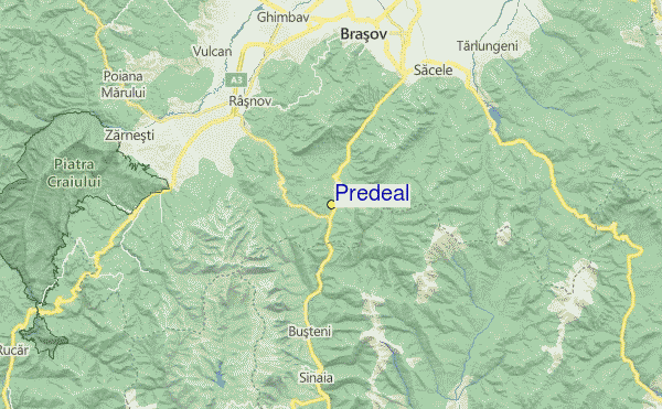 Predeal Location Map