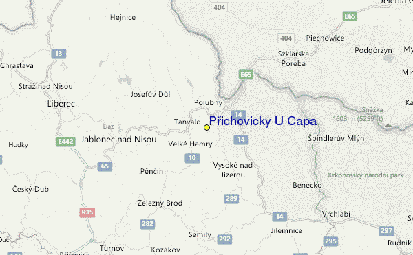 Příchovický U Čápa Location Map