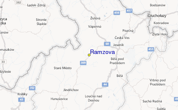 Ramzová Location Map