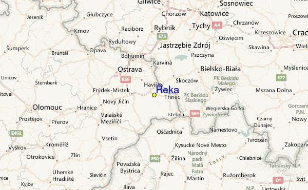 Řeka Ski Resort Guide, Location Map & Řeka ski holiday
