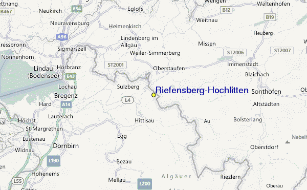 Riefensberg/Hochlitten Location Map