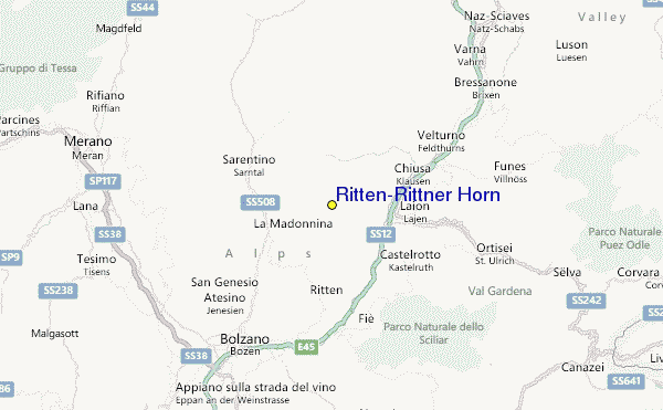 Ritten/Rittner Horn Ski Resort Guide, Location Map & Ritten/Rittner