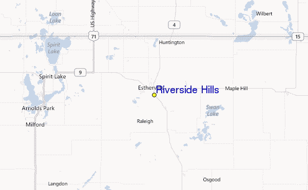Riverside Hills Location Map