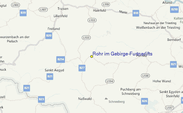 Rohr im Gebirge/Furtnerlifts Location Map