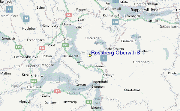 Rossberg Oberwil i.S. Location Map