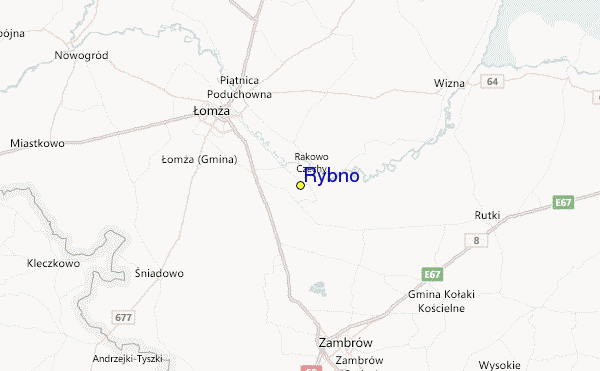 Rybno Location Map