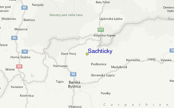 Šachtičky Location Map
