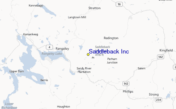 Saddleback Inc. Location Map