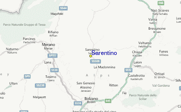 Sarentino Location Map