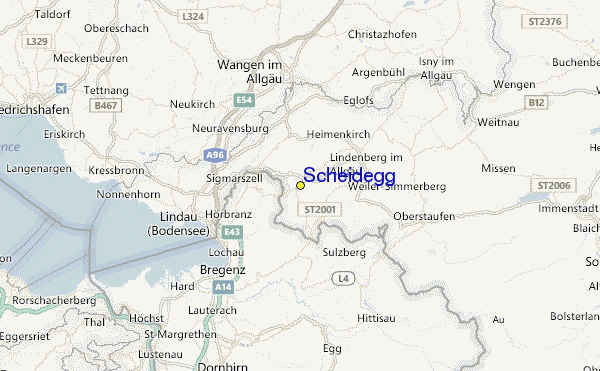 Scheidegg Location Map