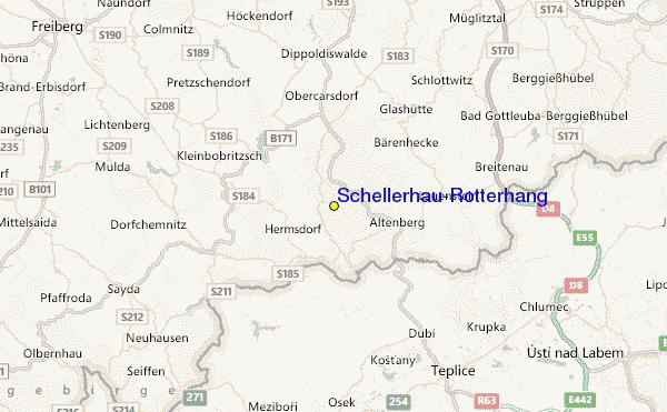 Schellerhau/Rotterhang Location Map