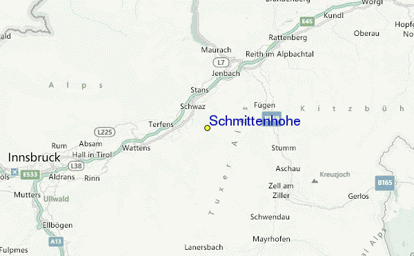 Schmittenhöhe Location Map