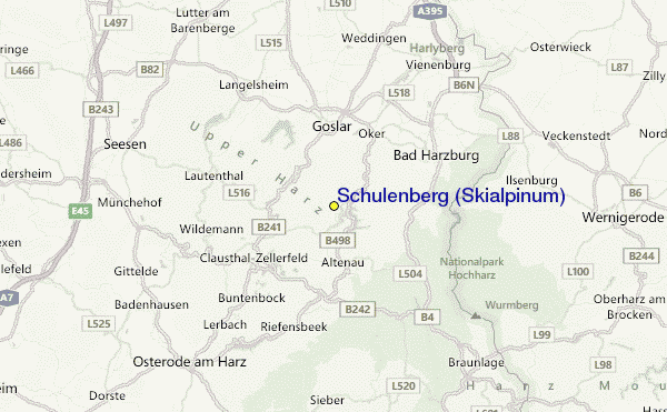 Schulenberg (Skialpinum) Location Map