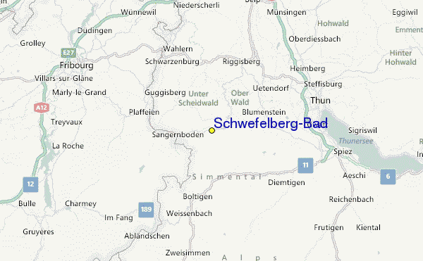 Schwefelberg-Bad Location Map
