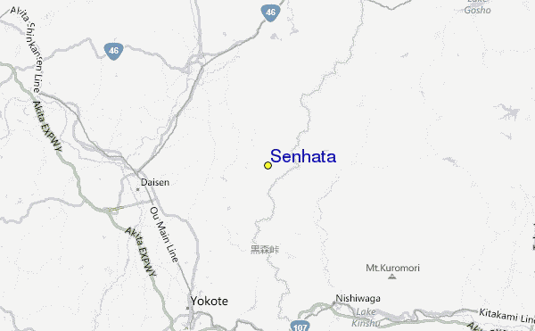 Senhata Location Map