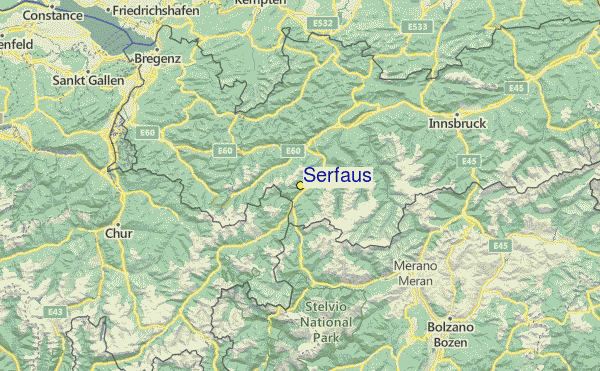 Serfaus Ski Resort Guide, Location Map & Serfaus ski holiday accommodation