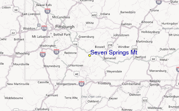 Seven Springs Mt Ski Resort Guide, Location Map & Seven Springs Mt ski 