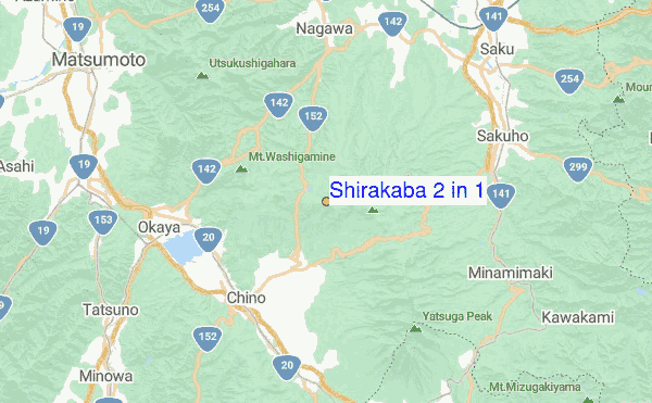 Shirakaba 2 in 1 Location Map