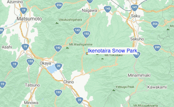 Shirakaba Resort Location Map
