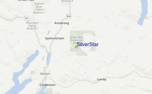 Silver Star Location Map